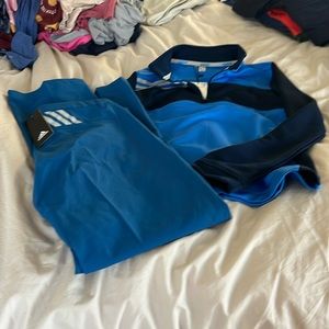 Adidas Pullover (9-10) and Performance Pant (11-12)